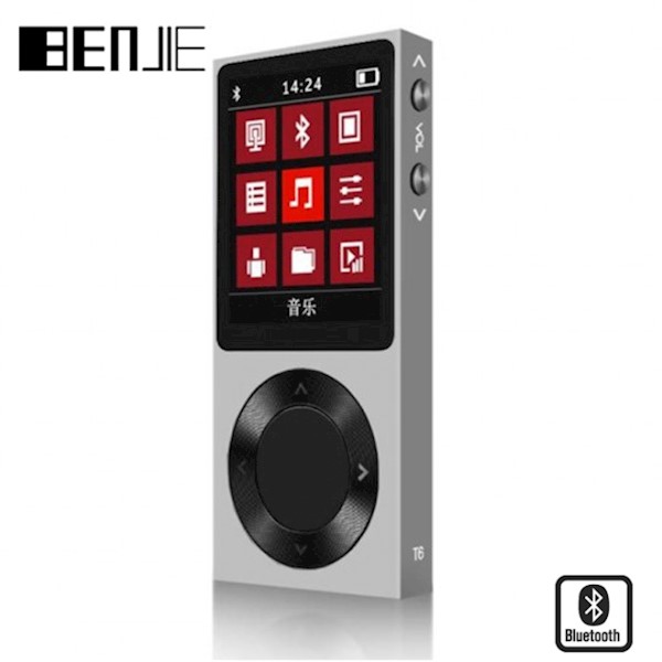 Mp Benjie Hifi Bluetooth Bj T T Metal Mp Player Silver Bj