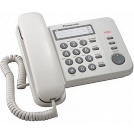 Panasonic KX-TS2352UAW Super Leader, Home design,  3-speed dial buttons, Ringer Indicater, White