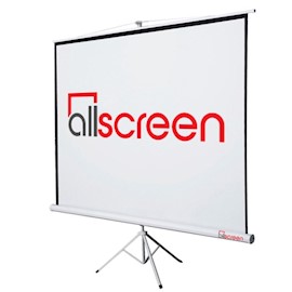 პროექტორის ეკრანი  ALLSCREEN TRIPOD PROJECTION SCREEN 160X160CM HD FABRIC 89 inch CTP-6363