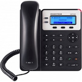 IP ტელეფონი Grandstream GXP1625 2 line IP-Phone PoE: 2 SIP accounts 2 line keys 3-way conferencing