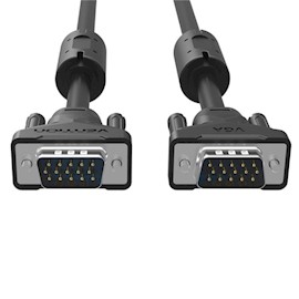 VGA კაბელი VENTION VAG-B04-B2500 VGA(3+6) Male to Male Cable 25M Black