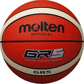 კალათბურთის ბურთი Molten  rubber BGR5-OI orange/ivory