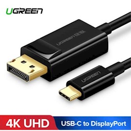 კაბელი UGREEN MM139 (50994) USB Type C to DP Cable 1.5m (Black) 