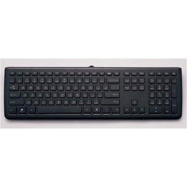Chicony multimedia keyboard KU0833, US/RUS, USB, 10 multimedia hotkeys
