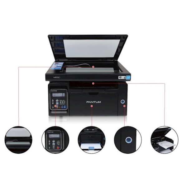 პრინტერი Pantum M6500NW A4 Multifunction Laser Printer MFP 22ppm (A4 ...