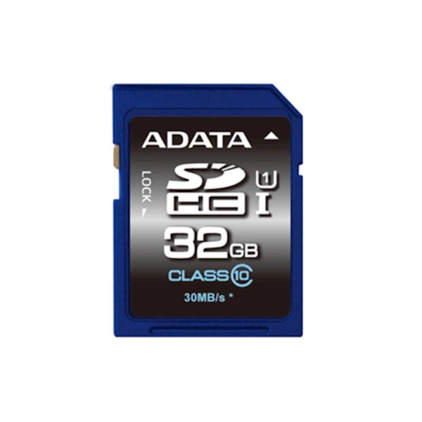 ADATA 8GB Premier SDHC UHSI U1 Card (Class10) read/write speeds of up