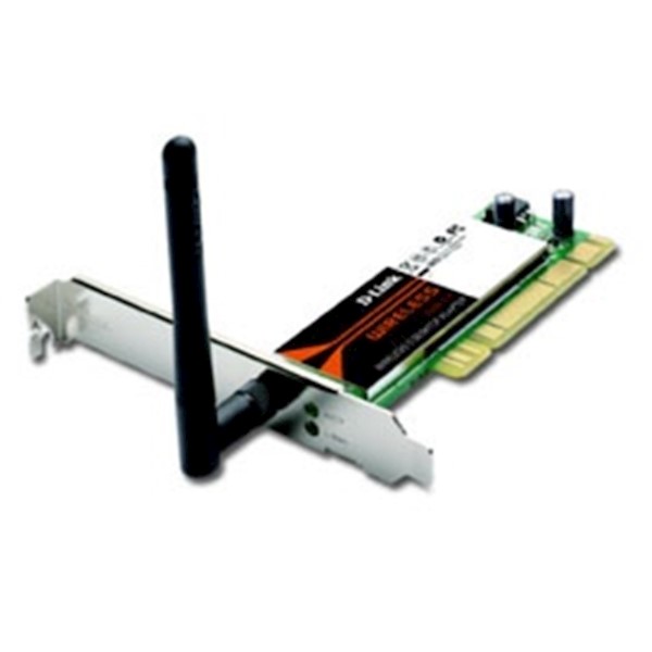 D-LINK DWA-510, WIRELESS G 54MBPS PCI ADAPTER, 802.11G,11/54MBPS ,2 ...