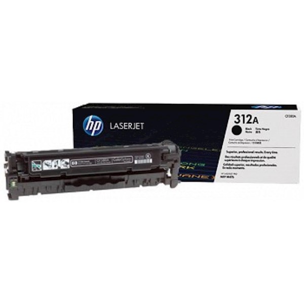 HP CF380A 312A Black LaserJet Toner Cartridge | CF380A | CF380A | HP ...