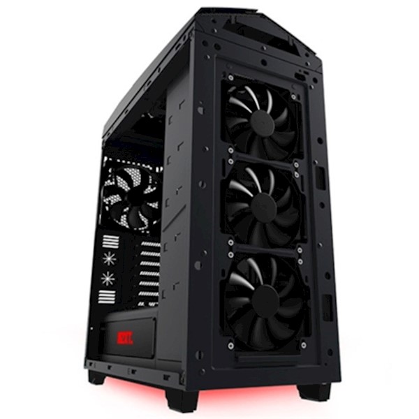 NZXT Noctis 450 Side window, 2 x USB3.0, 2 x USB2.0, Audio, Black, Red, MidleTower, Power