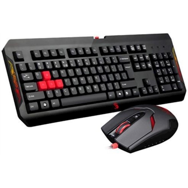 A4Tech Bloody Q100 keyboard + S2 gaming mouse set Gaming, Wired ...
