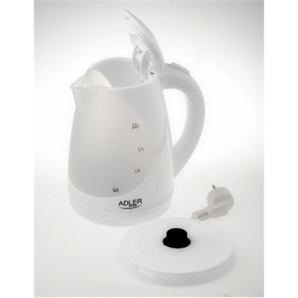Adler AD 1227 Electric Kettle, 2L, 2000W, Anticalc filter, Concealed