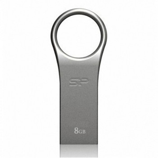 Clé USB 3.0 Silicon Power Firma F80 16 Go – Design Titane, Résistante Eau/poussière, Rapide