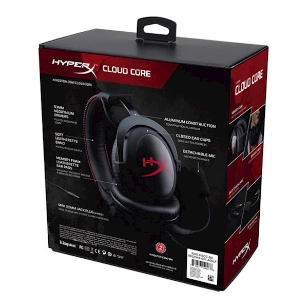 ყურსასმენი HYPERX CLOUD CORE PROGA KHX-HSCC-BK-BR | 72440 | KHX-HSCC-BK ...
