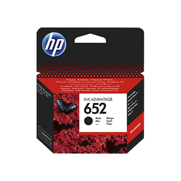კარტრიჯი HP F6V25AE 652 Black Original Ink Advantage Cartridge | 101676 ...