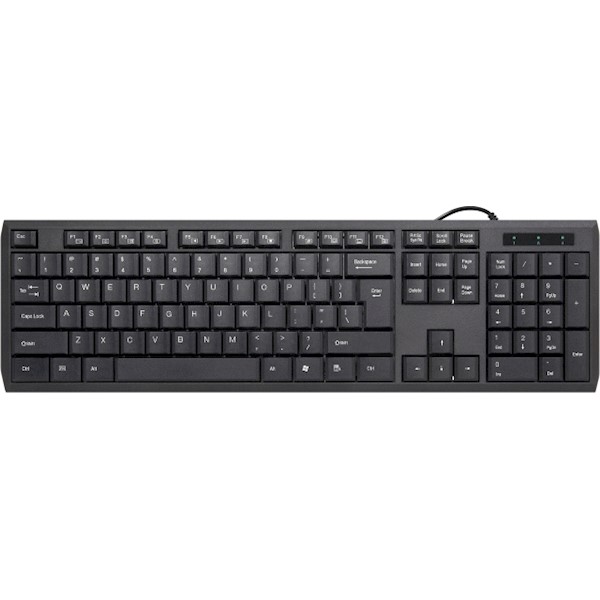 კლავიატურა Wired keyboard Defender OfficeMate SM820 RU,black,full