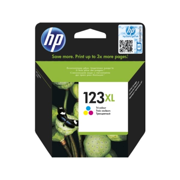 კარტრიჯი HP 123XL High Yield Tri-color Original Ink Cartridge | F6V18AE ...