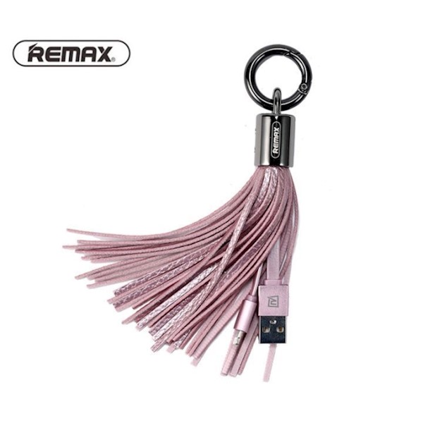 Remax Tassels Ring Data Cable for Lightning RC053i RC053i pink RC