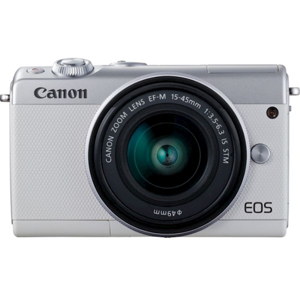 ფოტოაპარატი Canon Eos M100 15-45mm Is Stm White ,cmos ,24.2mg 