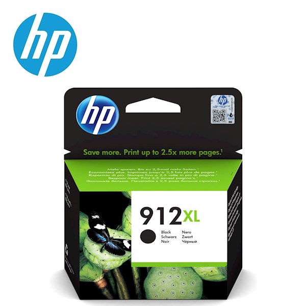 HP 912XL High Yield Black Original Ink Cartridge | 3YL84AE | 3YL84AE ...
