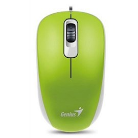 მაუსი genius DX-110 / USB / G5 / Green mouse / (Green  optical 1000dpi, fits both hands)