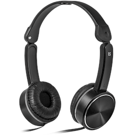 ყურსასმენი Headset for mobile devices Defender Accord 145 black, cable 1.2 m