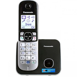 სახლის ტელეფონი Panasonic KX-TG6811UAB  Black