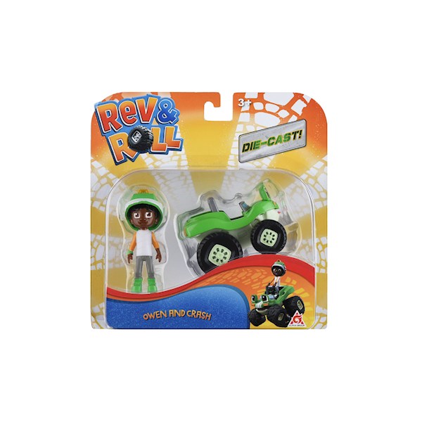 სათამაშო მანქანა Rev&Roll Die Cast Owen & Crash | EU881041 | EU881041 ...
