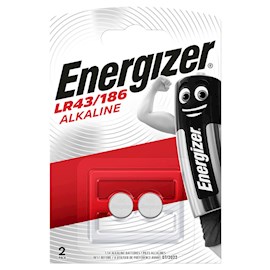 ელემენტი Energizer Alkaline LR43/186 (AG12) ელემენტი-ღილაკი, 2ც შეკვრა LR43-FSB2 (639319), 3194 