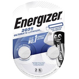 ელემენტი Energizer 2025 BP2 ლითიუმ ელემენტი-ღილაკი, 2ც შეკრა 2025-BP2, 3013 