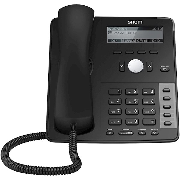 Téléphone De Bureau Snom D715 Reconditionné – 5 Touches LED, Écran Rétro-éclairé, Certifié, VoIP - 2