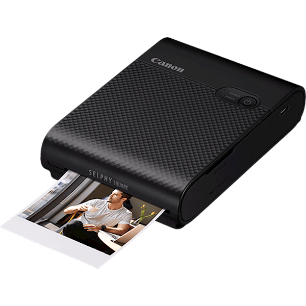 ფოტო პრინტერი Canon Selphy Square QX10, WIFI, Portable Photo Printer, Black  4107C009AA 4107C009AA Canon საბეჭდი მოწყობილობები (პრინტერები)