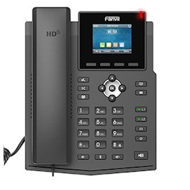 IP ტელეფონი Fanvil X3SP Pro, IP Phone, PoE, 4 SIP, Black