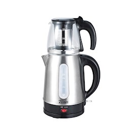 ჩაის აპარატი Zilan ZLN3581 1850W-2200W, 1.7L, Tea Maker Silver