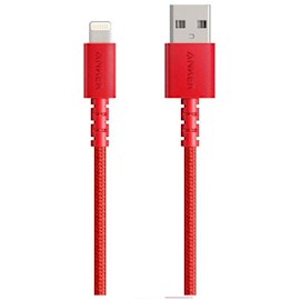 USB კაბელი Anker PowerLine Select+ A8012H91 USB 2.0 to Micro USB Cable, 0.9m, Red