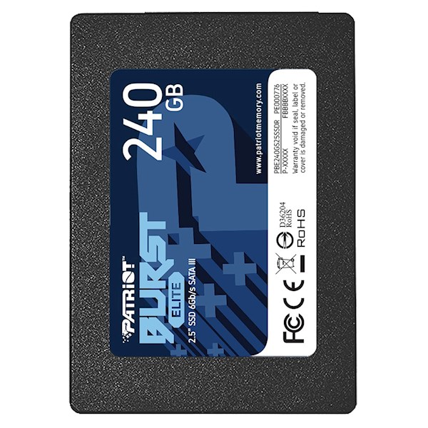 Patriot 240GB Burst Elite 2.5 SATA III Internal PBE240GS25SSDR